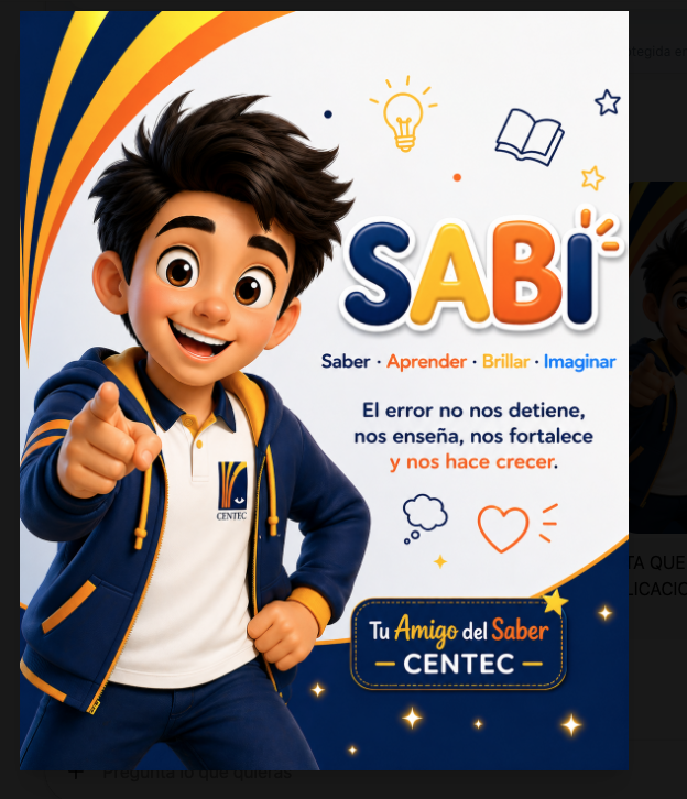 SABI, el avatar del saber de Colegio CENTEC